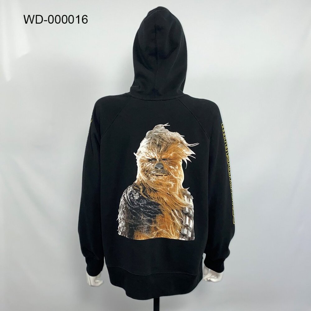 Levi's x Star Wars Women Sweatshirt Size L Black Hoody Logo Chewbacca Pullover - Picture 7 of 13